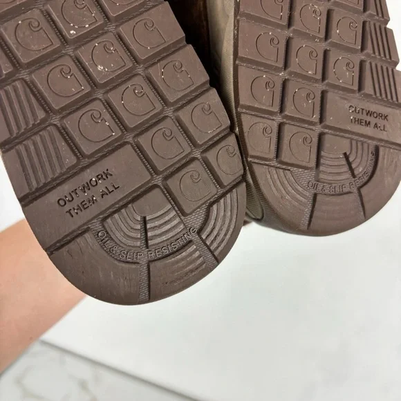 Carhartt Men's Brown Suede Oxford Work Shoe Sz 8 - Picture 10 of 12